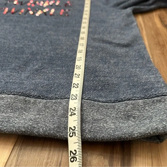 C&C California Sequined "TWINKLE TWINKLE" Fleece Sweatshirt Size Large - Picture 7 of 7